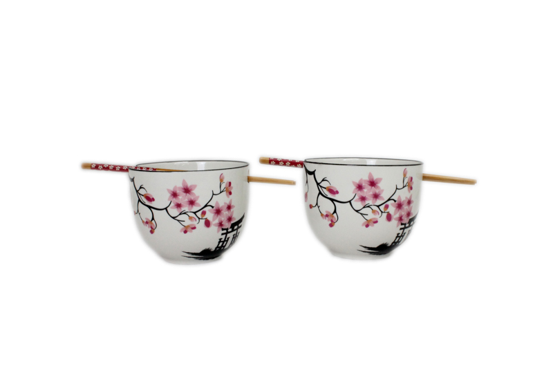 Pair Japanese Style Bowls - Zen Gate